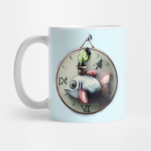 A Well Dressed Cactus Riding a Fish Mug